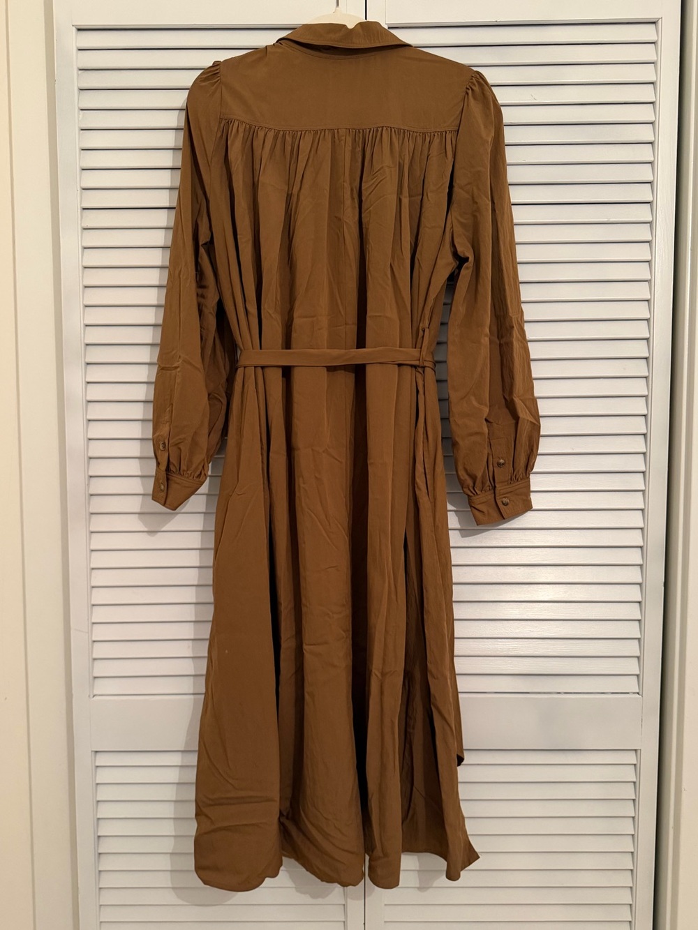 Brown current air maxi shirt dress - Picture 2 of 3